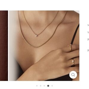 Elegant Gold Necklace and Ring Set